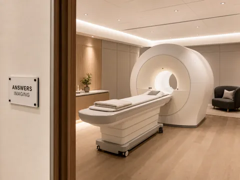 Calm private diagnostic imaging suite