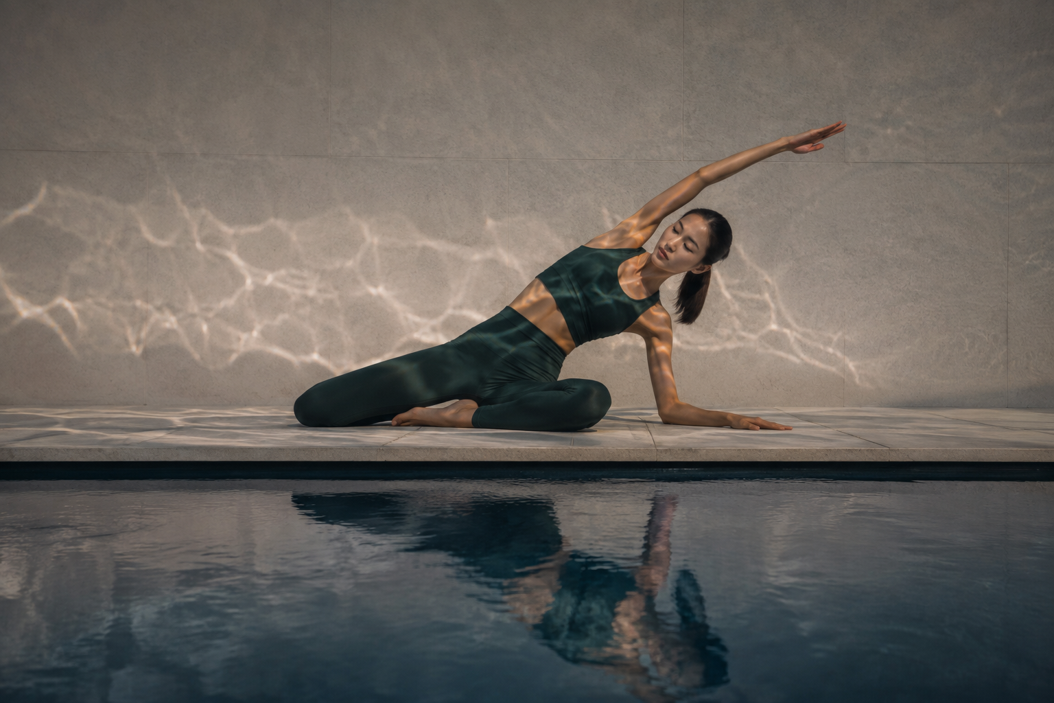 Editorial study of movement in natural daylight